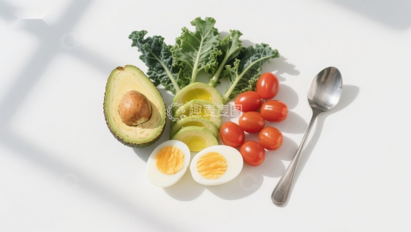 高清大图下载【趣麦麦图】健康食材组合摆拍