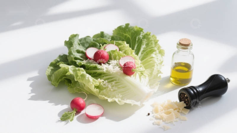 高清大图下载【趣麦麦图】新鲜蔬菜与调味品静物