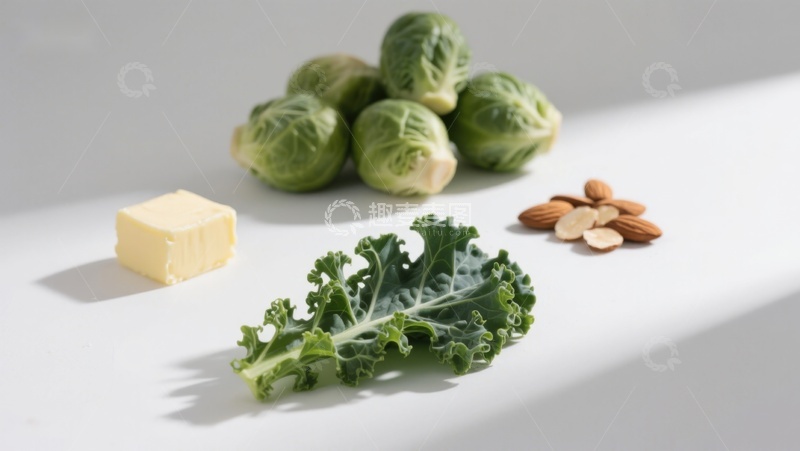 高清大图下载【趣麦麦图】新鲜蔬菜与坚果静物