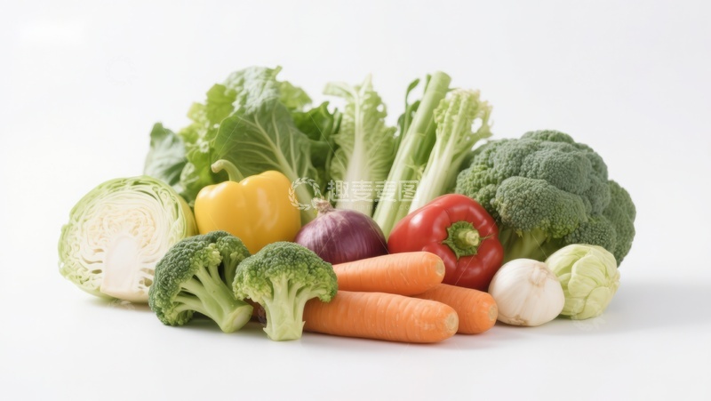 高清大图下载【趣麦麦图】新鲜蔬菜组合展示