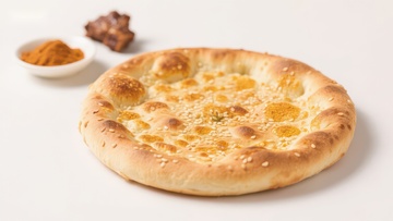 香脆芝麻面包配调料