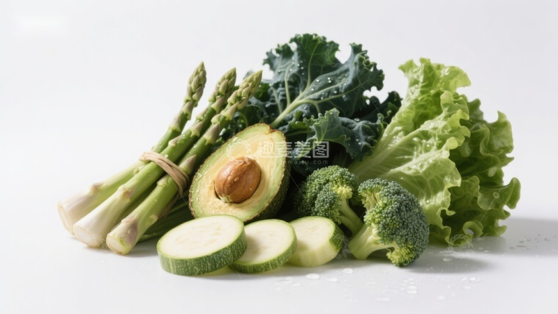 高清大图下载【趣麦麦图】新鲜蔬菜与牛油果组合