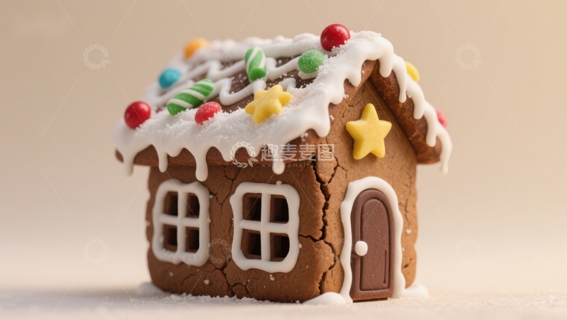 高清大图下载【趣麦麦图】精致的姜饼屋装饰