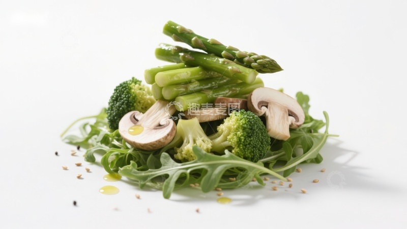 高清大图下载【趣麦麦图】新鲜蔬菜沙拉组合