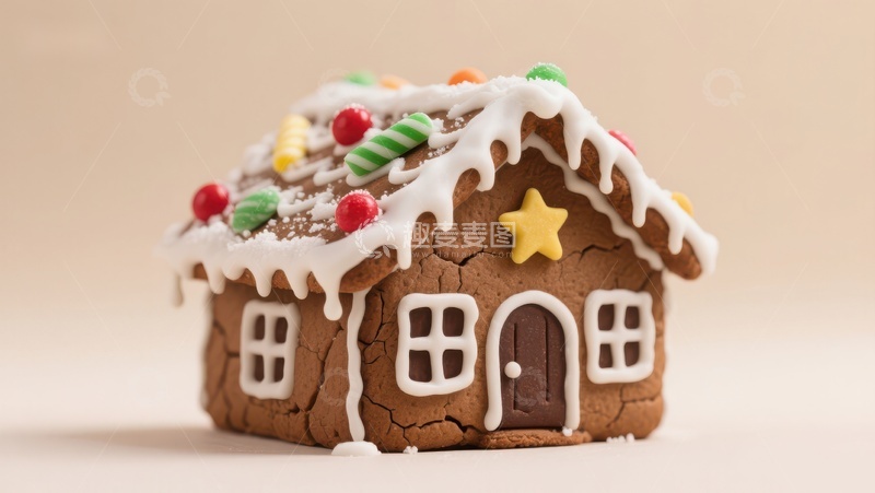 高清大图下载【趣麦麦图】精致的姜饼屋装饰