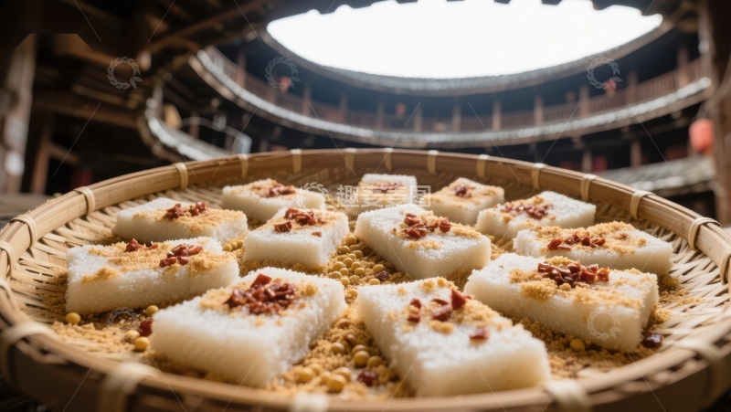 高清大图下载【趣麦麦图】传统糕点在古建筑内展示