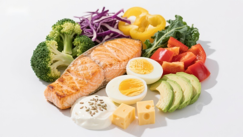 高清大图下载【趣麦麦图】健康食材组合摆盘