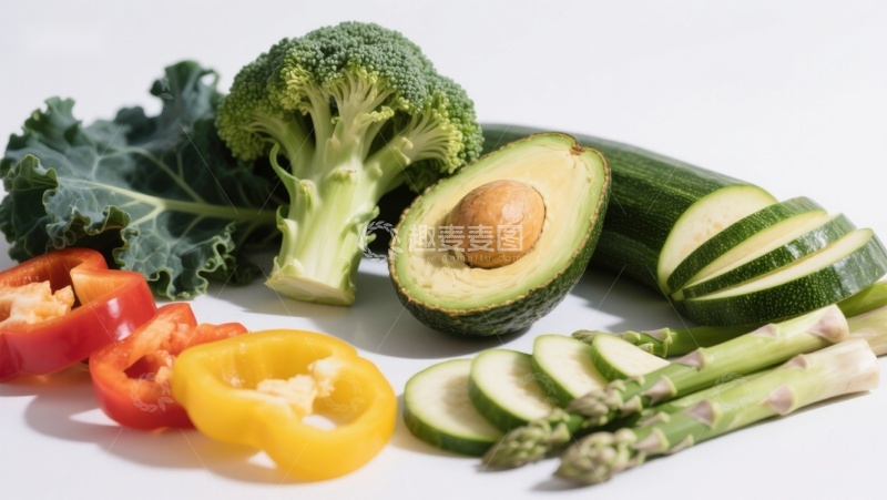 高清大图下载【趣麦麦图】新鲜蔬菜与水果组合