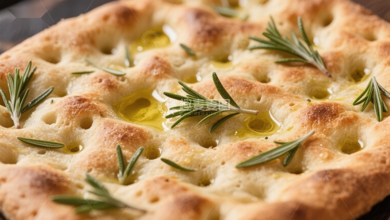 高清大图下载【趣麦麦图】香草橄榄油烤制的意式面包