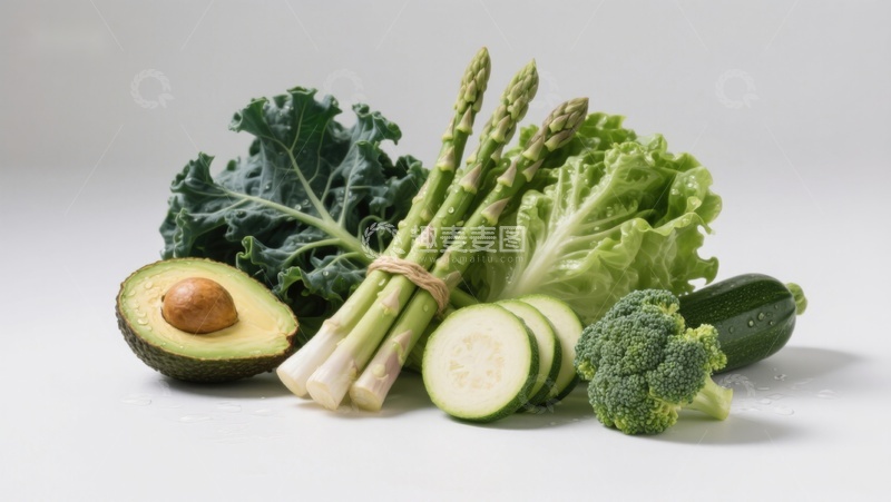 高清大图下载【趣麦麦图】新鲜蔬菜与牛油果组合