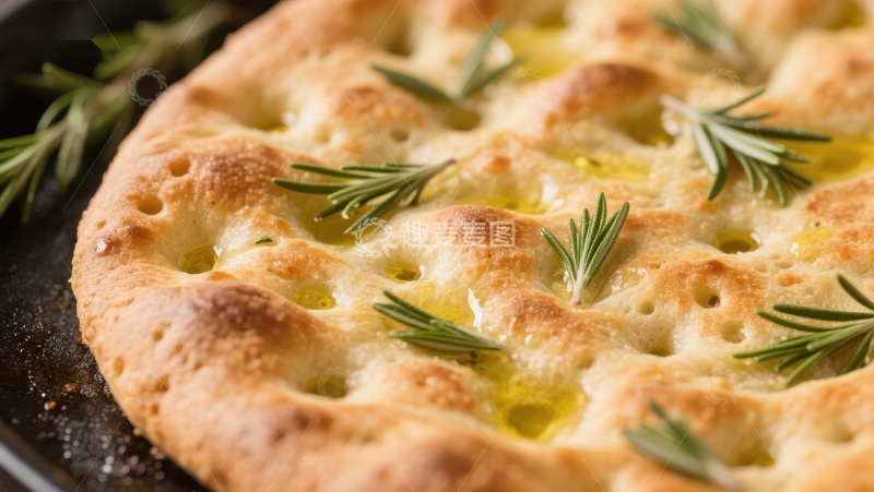 高清大图下载【趣麦麦图】香草橄榄油面包特写