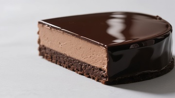 巧克力慕斯蛋糕切片