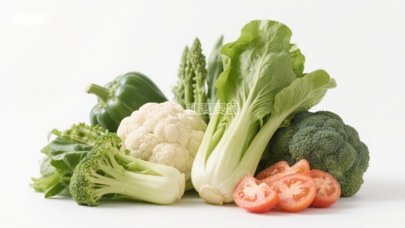 高清大图下载【趣麦麦图】新鲜蔬菜组合展示