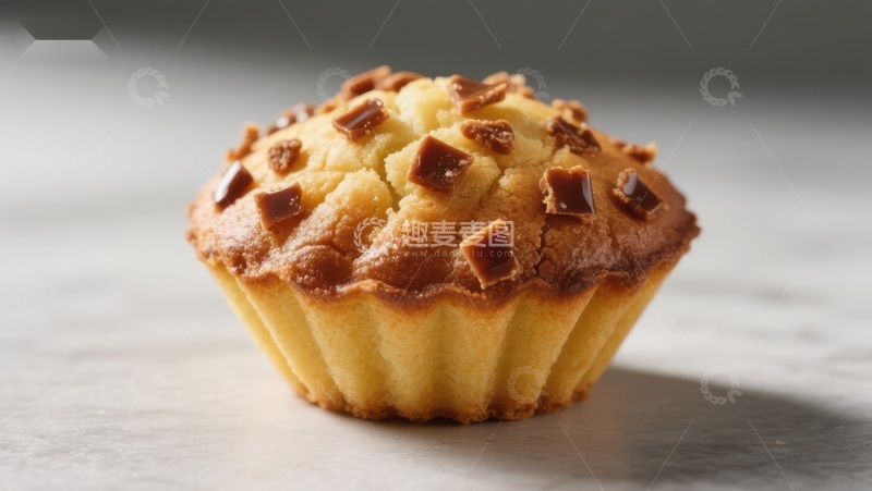 高清大图下载【趣麦麦图】金黄色巧克力碎片松饼