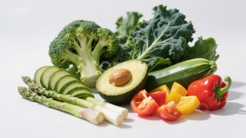 高清大图下载【趣麦麦图】新鲜蔬菜组合展示