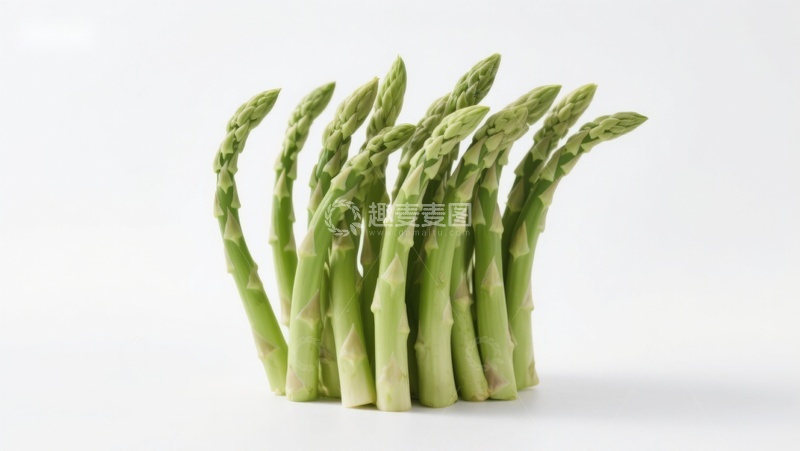高清大图下载【趣麦麦图】新鲜绿色芦笋特写