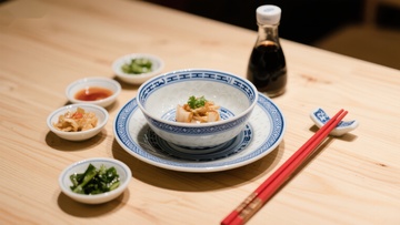 精致日式料理摆盘