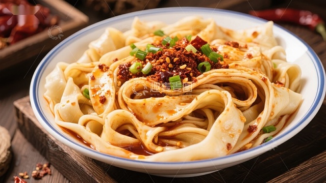 香辣手撕面，美味诱人