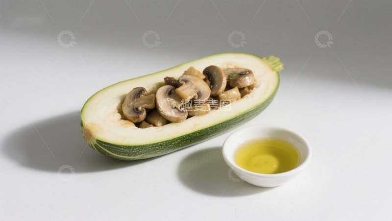 高清大图下载【趣麦麦图】南瓜盅填菇配油