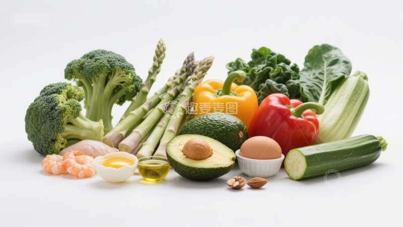 高清大图下载【趣麦麦图】新鲜蔬菜水果与食材组合
