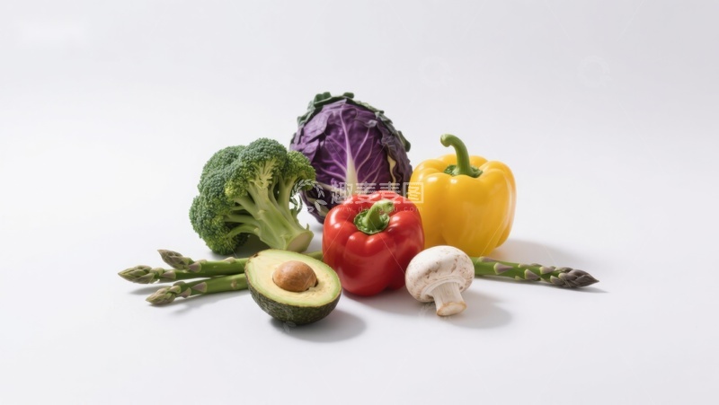 高清大图下载【趣麦麦图】新鲜蔬菜与水果组合