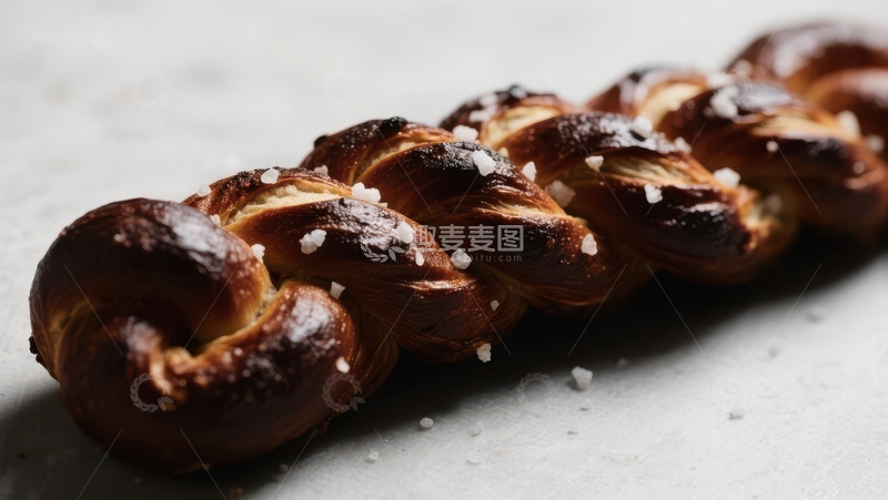 高清大图下载【趣麦麦图】金黄酥脆的椒盐面包