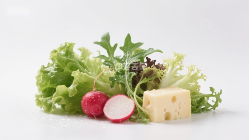 高清大图下载【趣麦麦图】新鲜蔬菜与奶酪组合