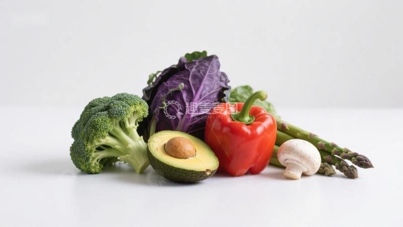高清大图下载【趣麦麦图】新鲜蔬菜与水果组合
