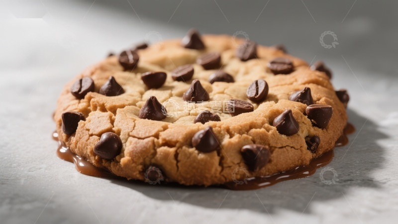 高清大图下载【趣麦麦图】巧克力豆饼干特写