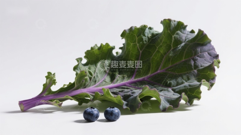 高清大图下载【趣麦麦图】紫叶甘蓝与蓝莓静物
