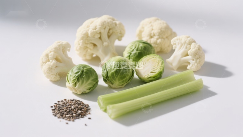 高清大图下载【趣麦麦图】新鲜蔬菜与香料静物