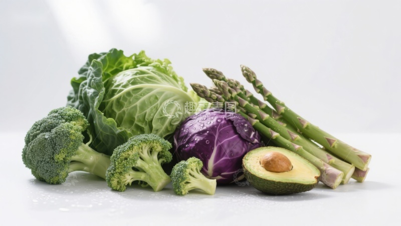 高清大图下载【趣麦麦图】新鲜蔬菜与牛油果组合