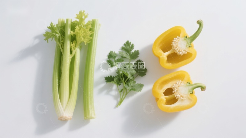 高清大图下载【趣麦麦图】新鲜蔬菜组合特写
