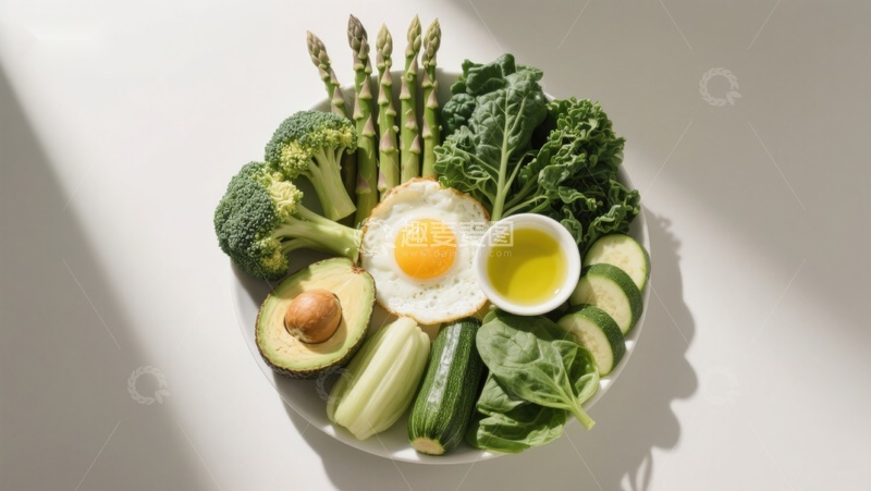 高清大图下载【趣麦麦图】健康食材组合盘