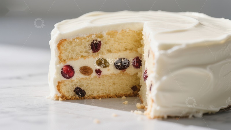 高清大图下载【趣麦麦图】奶油蛋糕切面展示