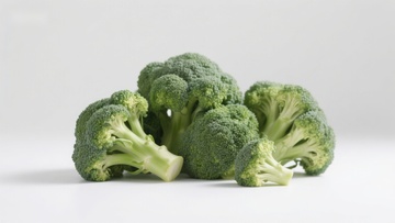 新鲜西兰花特写