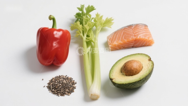 高清大图下载【趣麦麦图】新鲜食材组合展示