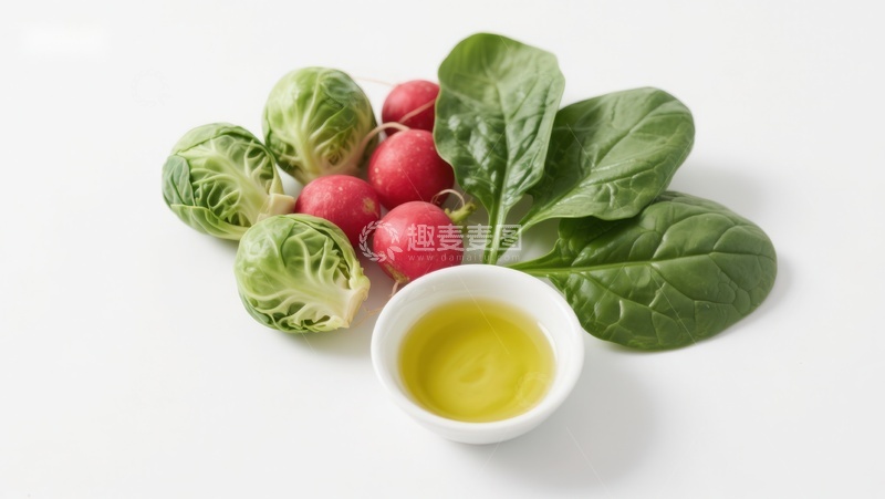 高清大图下载【趣麦麦图】新鲜蔬菜与橄榄油摆拍