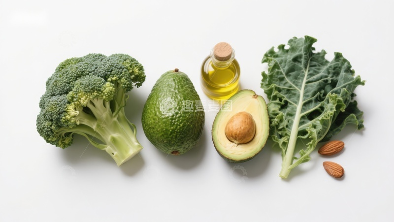 高清大图下载【趣麦麦图】新鲜蔬菜水果与坚果摆拍