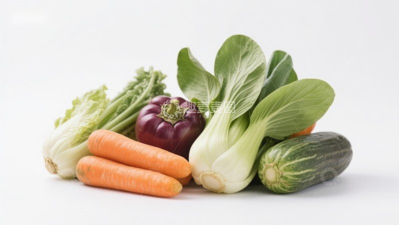 高清大图下载【趣麦麦图】新鲜蔬菜组合展示