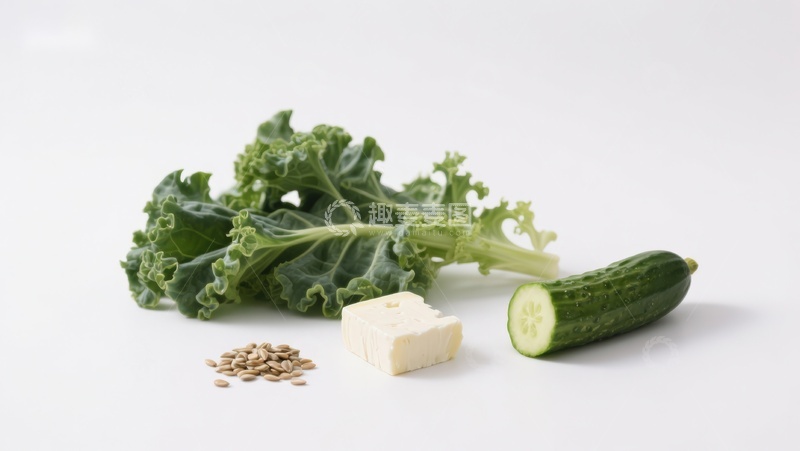 高清大图下载【趣麦麦图】新鲜蔬菜与奶酪食材组合