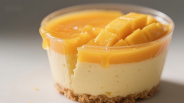 芒果芝士蛋糕杯