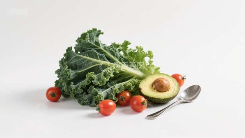 高清大图下载【趣麦麦图】新鲜蔬菜与牛油果静物