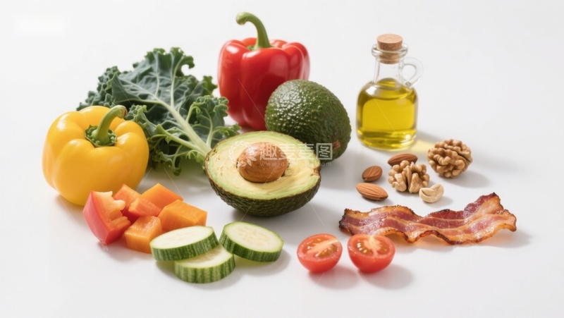 高清大图下载【趣麦麦图】新鲜蔬菜水果与食材组合