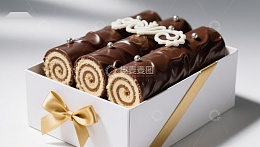 巧克力蛋糕卷礼盒