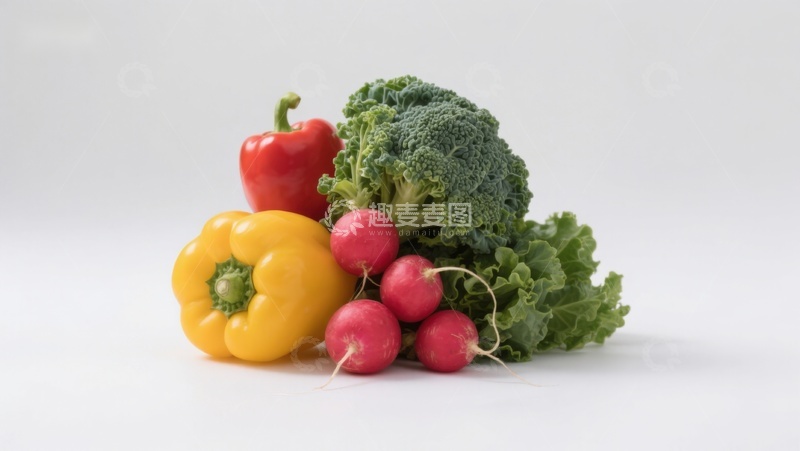 高清大图下载【趣麦麦图】新鲜蔬菜组合特写