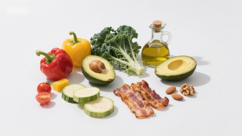 高清大图下载【趣麦麦图】新鲜蔬菜与食材组合