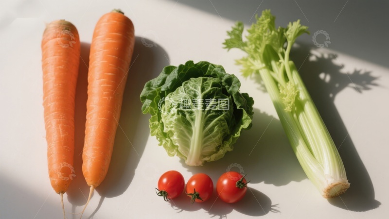 高清大图下载【趣麦麦图】新鲜蔬菜静物展示