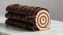 巧克力奶油蛋糕卷