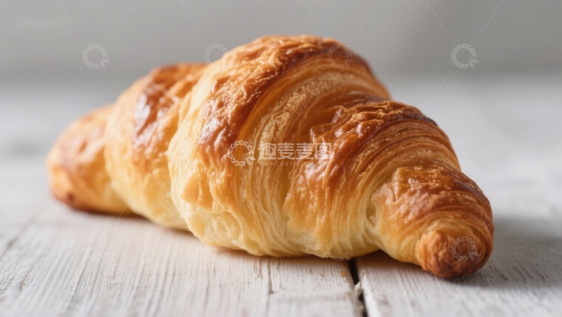 高清大图下载【趣麦麦图】金黄酥脆的羊角面包
